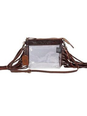 Leather Fringe Purse - Western Style Fringe Purses for Women, Genuine Leather Bo
